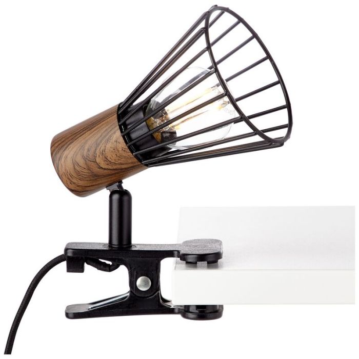 Industrial clip spotlight black, Floor