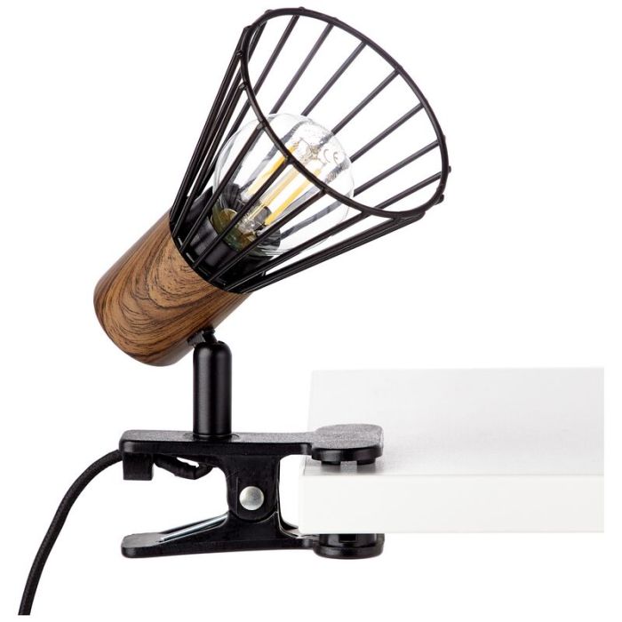 Industrial clip spotlight black, Floor
