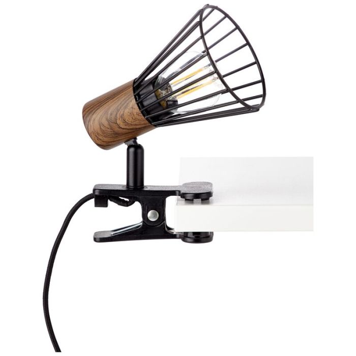Industrial clip spotlight black, Floor