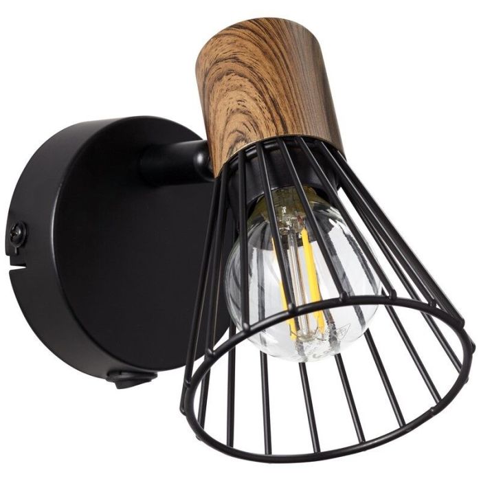 Modern wall light brown, Floor, with switch