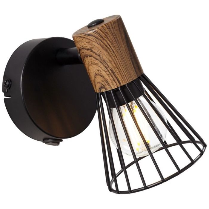 Modern wall light brown, Floor, with switch