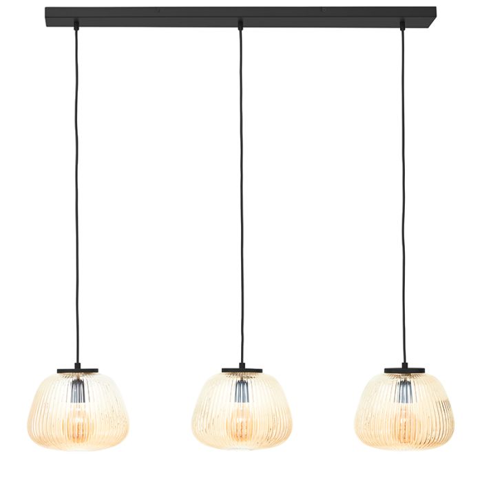 Retro pendant light amber, Neha