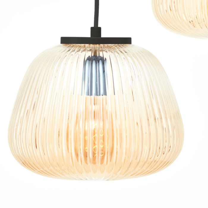Retro pendant light amber, Neha