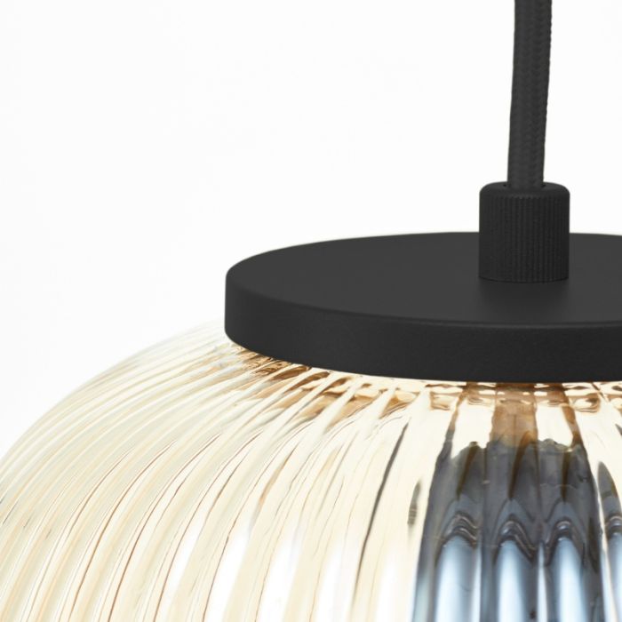 Retro pendant light amber, Neha