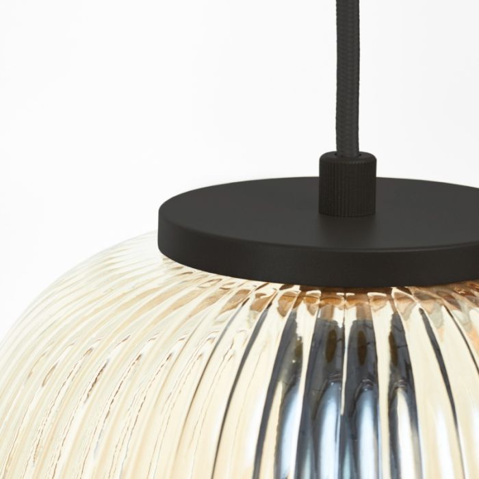 Retro pendant light amber, Neha