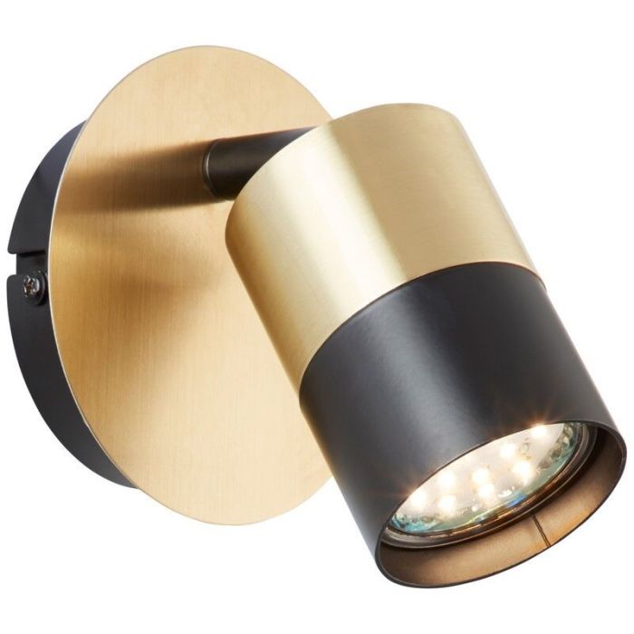 Modern wall light brass, Cato