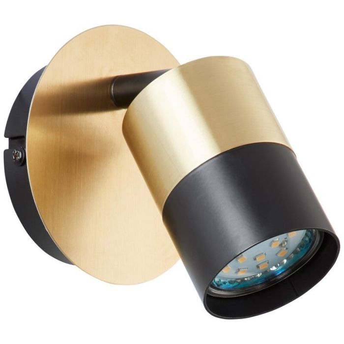 Modern wall light brass, Cato