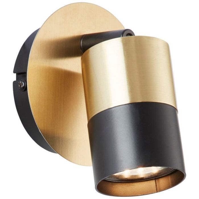Modern wall light brass, Cato