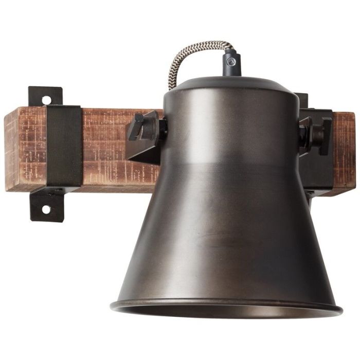 Wood ceiling spotlight black, Audrey