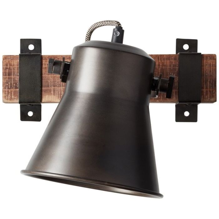 Wood ceiling spotlight black, Audrey