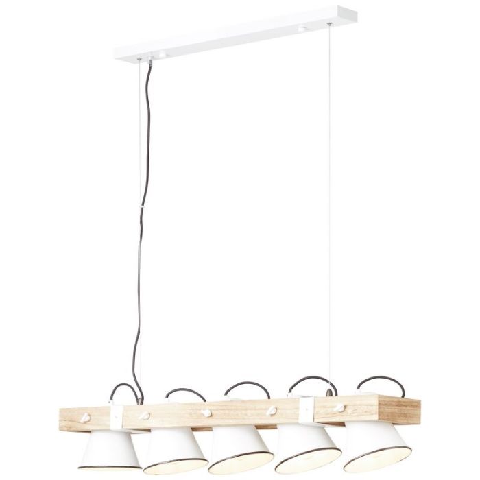 Wood pendant light brown, Audrey