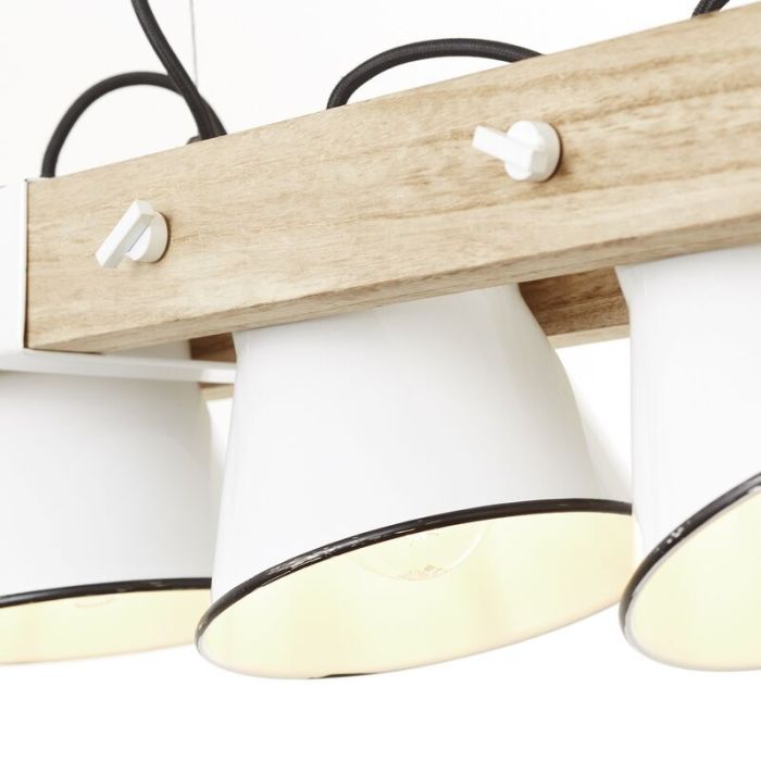Wood pendant light brown, Audrey