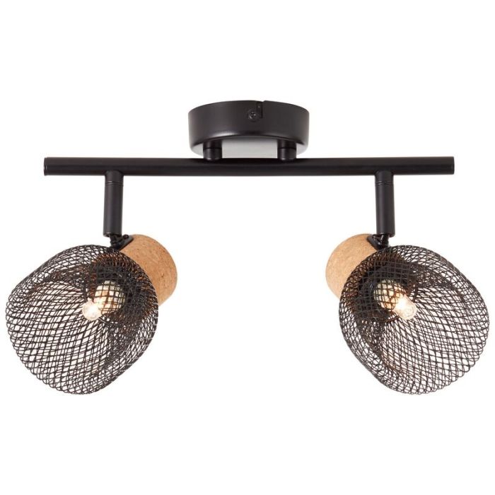 Cork ceiling spotlight black, Kayo