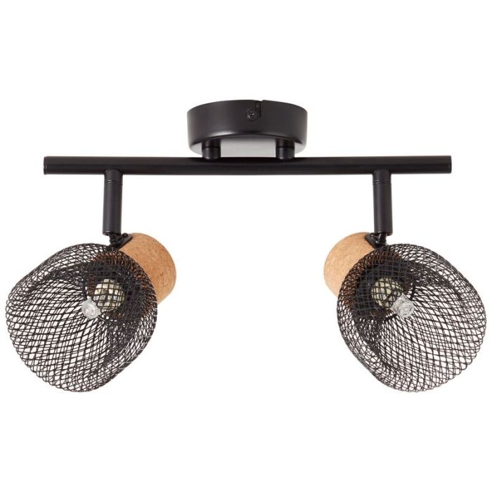 Cork ceiling spotlight black, Kayo