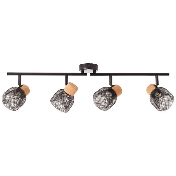 Cork ceiling spotlight black, Kayo