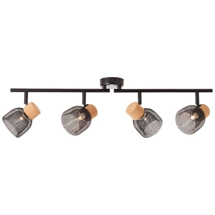 Cork ceiling spotlight black, Kayo