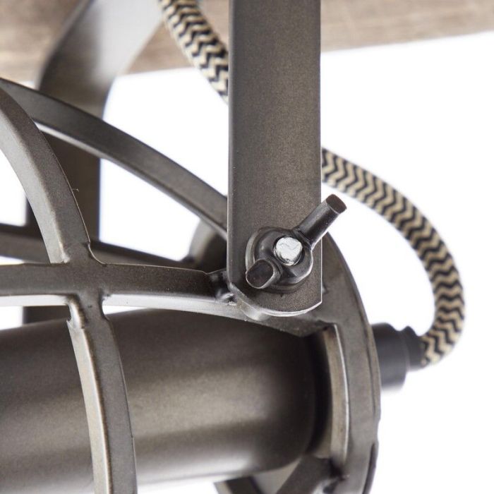 Industrial ceiling spotlight black, Esmee