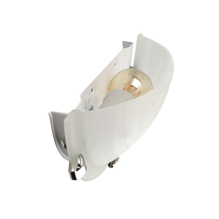 Glass wall light white, Aliyana