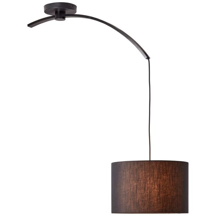 Modern dining table hanging lamp black, Bernice