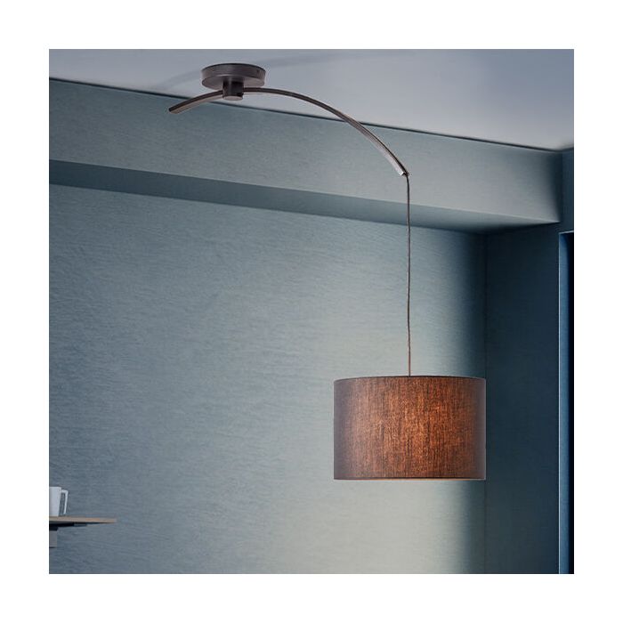 Modern dining table hanging lamp black, Bernice