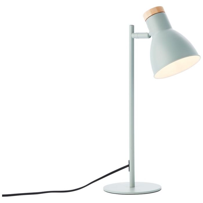 Wood table lamp green, Malu