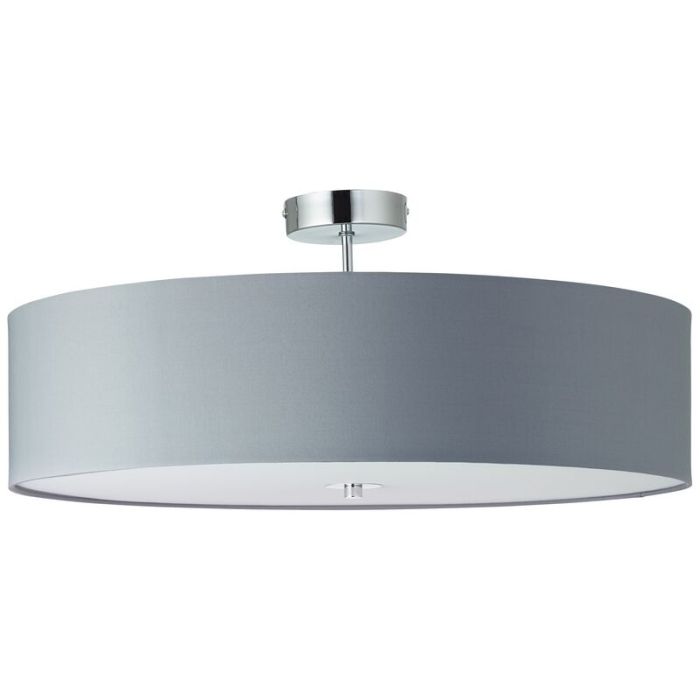 Modern flush ceiling light grey, Tjit
