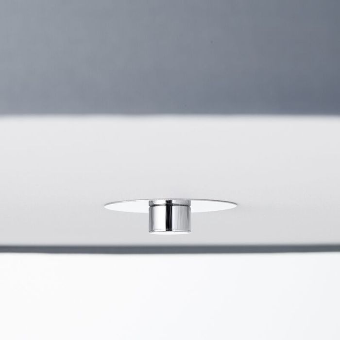 Modern flush ceiling light grey, Tjit