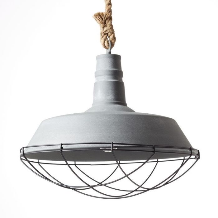 Industrial pendant light grey, Jeysmell