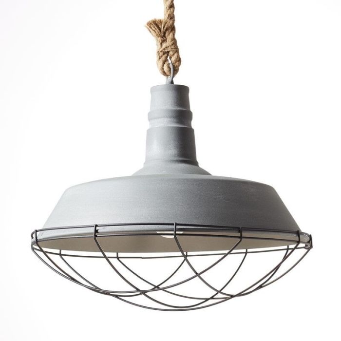 Industrial pendant light grey, Jeysmell