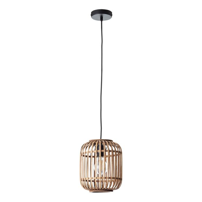 Wood pendant light brown, Brain