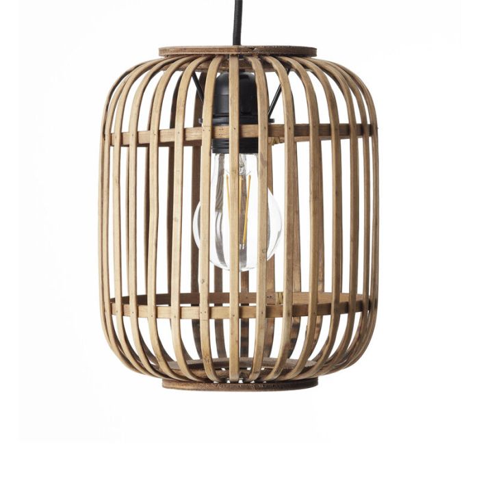 Wood pendant light brown, Brain
