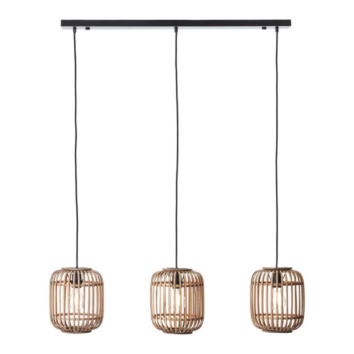 Wood pendant light brown, Brain