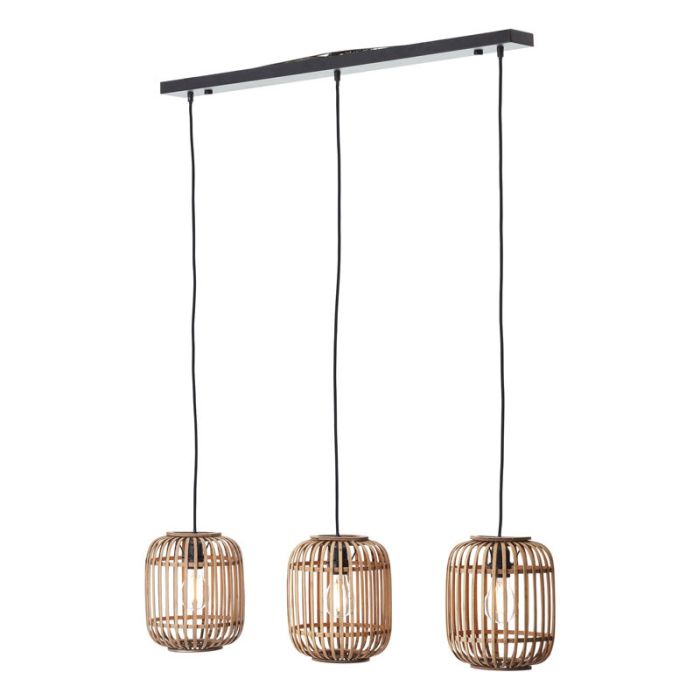 Wood pendant light brown, Brain