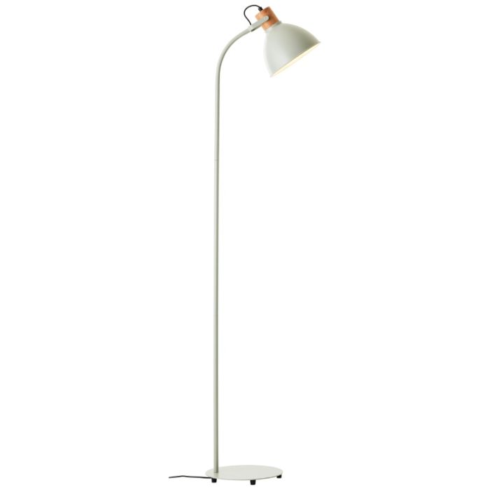 Rustic floor lamp green, Thalina, with switch