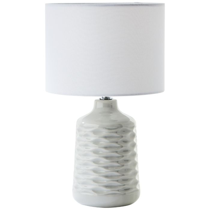 Retro table lamp grey, Roelf, with switch
