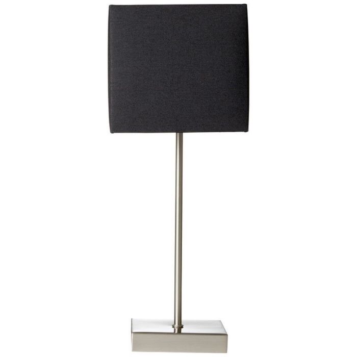 Fabric table lamp anthracite, Marinda, with switch