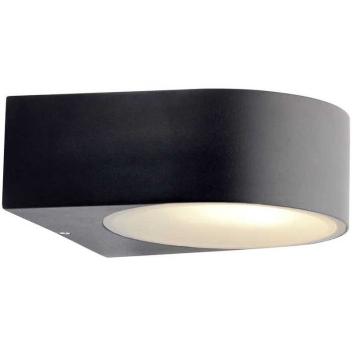 Metal outdoor light black, Alicha, IP44