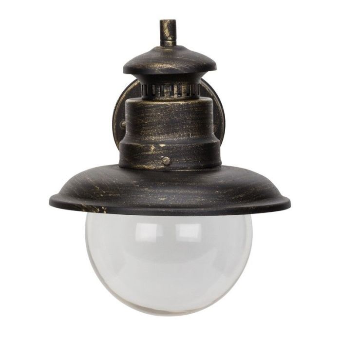 Rustic outdoor light gold, Jaelin, IP44