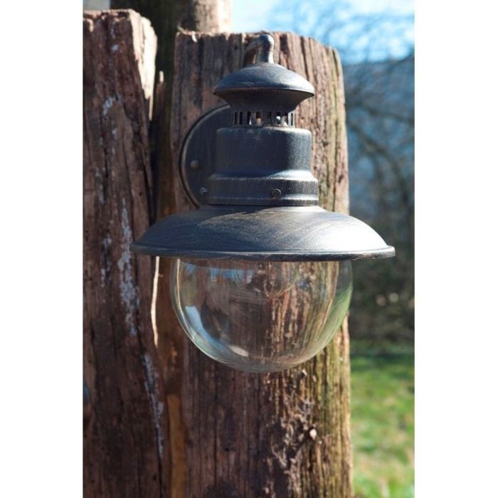 Rustic outdoor light gold, Jaelin, IP44