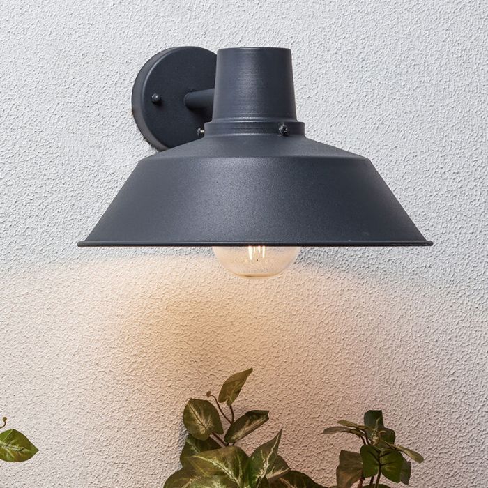 Rustic outdoor light anthracite, Yuna, IP44