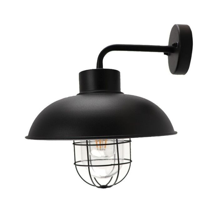 Industrial outdoor light black, Jaymiley, IP44