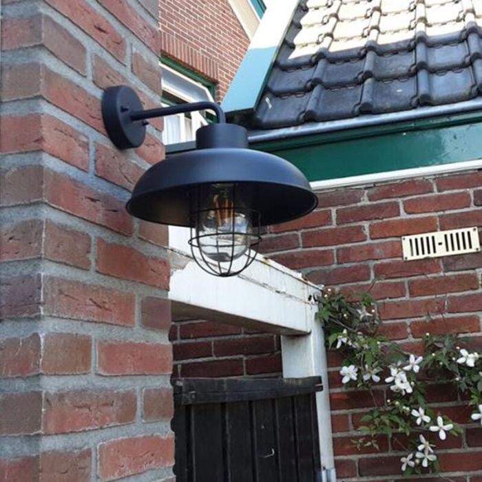 Industrial outdoor light black, Jaymiley, IP44