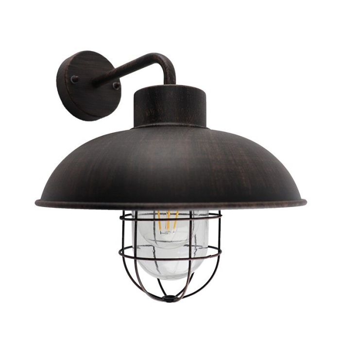 Industrial outdoor light rust coloured, Jaymiley, IP44