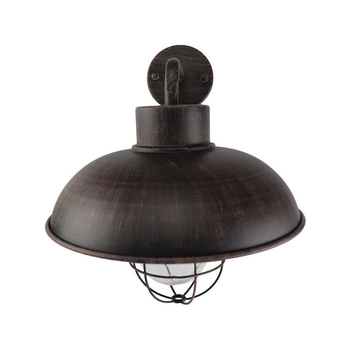 Industrial outdoor light rust coloured, Jaymiley, IP44