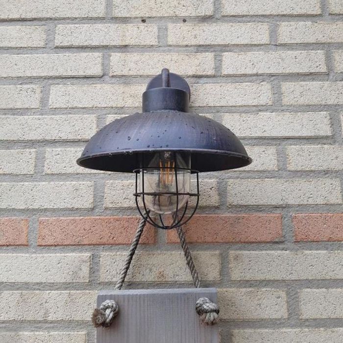 Industrial outdoor light rust coloured, Jaymiley, IP44