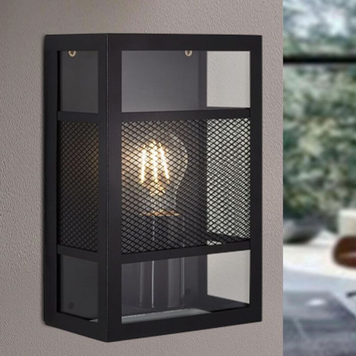 Industrial outdoor light black, Ramla, IP44