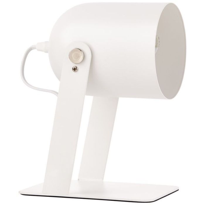 Modern table lamp white, Arlette, with switch