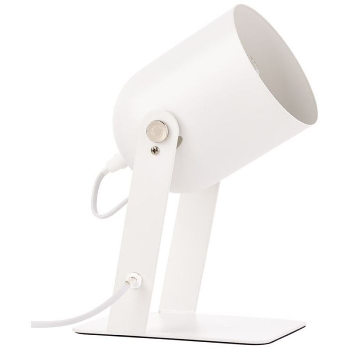 Modern table lamp white, Arlette, with switch