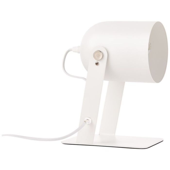 Modern table lamp white, Arlette, with switch