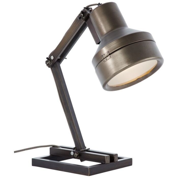 Retro table lamp black, Eliza, with switch